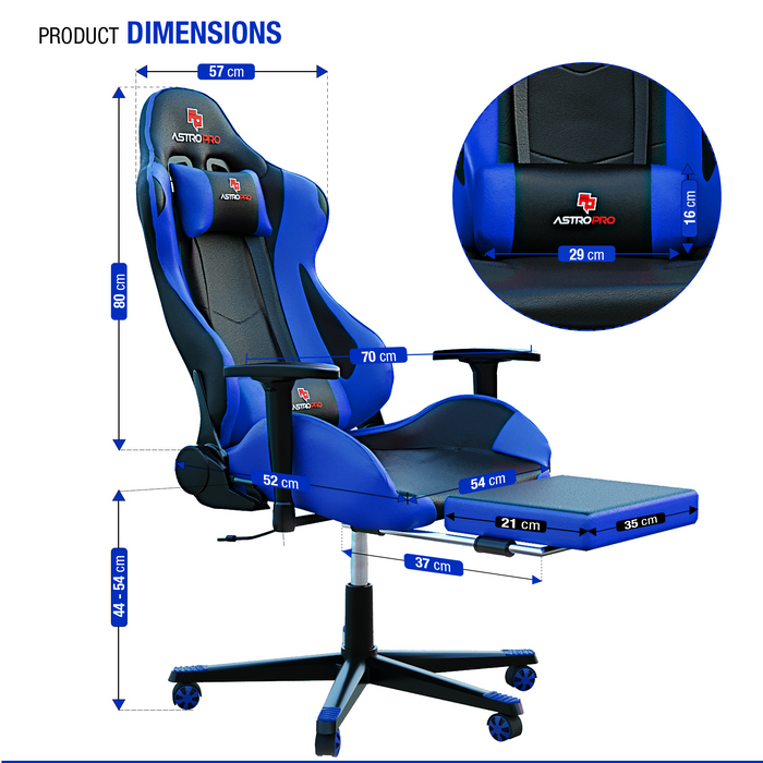 astro pro racing gaming office chair