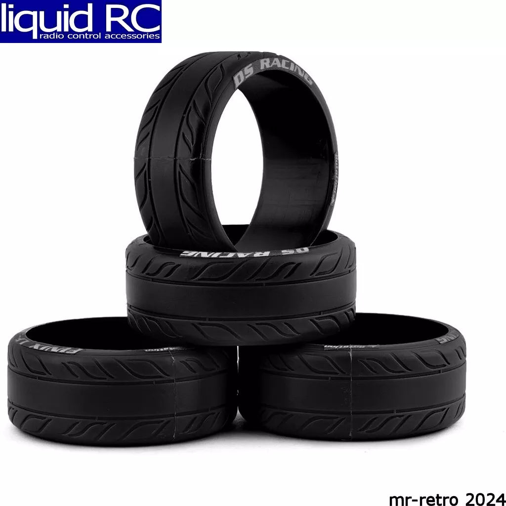 DS Racing Finix Treaded Drift Tires (4) (LF-1) (DSCLF-1SE)