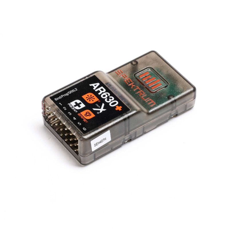 Spektrum AR630+ DSMX 6-Channel AS3X+ & SAFE Receiver (SPM-1030)