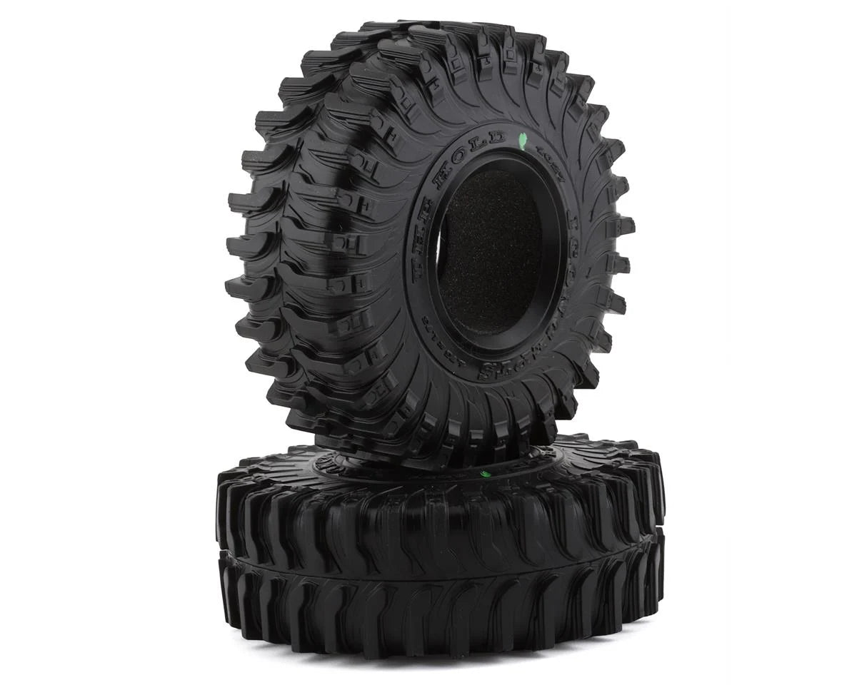 JConcepts The Hold 1.9" Rock Crawler Tires (2) (Green)  (JCO402702)