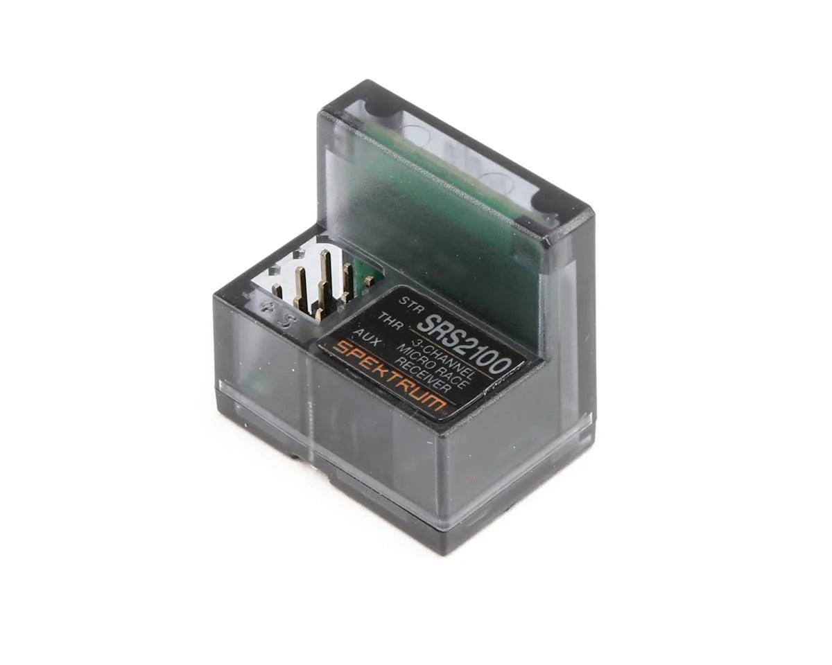 Spektrum RC SR2100 Micro 3-Channel DSMR Race Surface Receiver w/Internal Antenna (SPMSR2100)