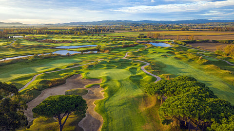 Golf course, Emporda, Costa Brava, Catalonia, Spain