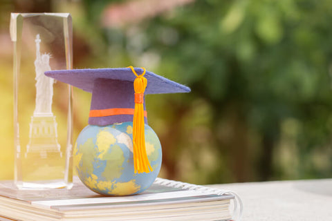 Graduate Cap and Globe