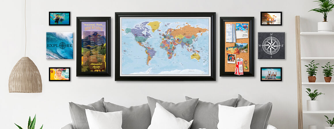 travel themed wall art