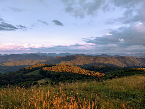 View of Mountains from Max Patch, NC