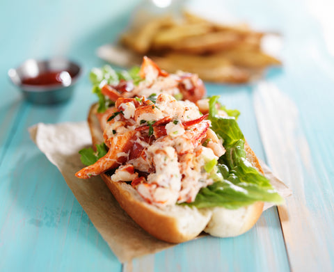 Lobster Roll with Fries