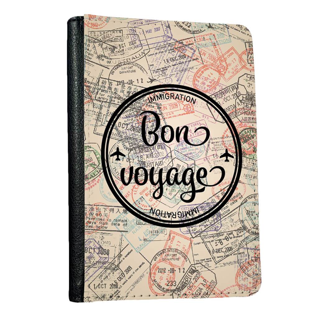 Original passport holder / passport case - Voyage - Bouquet - Pylones