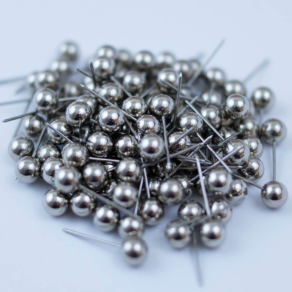 Gold And Silver Push Pins 40 Pack