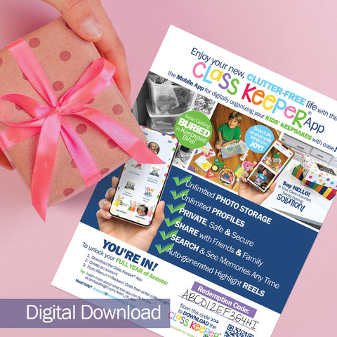 Class Keeper® App Gift Certificate Printable