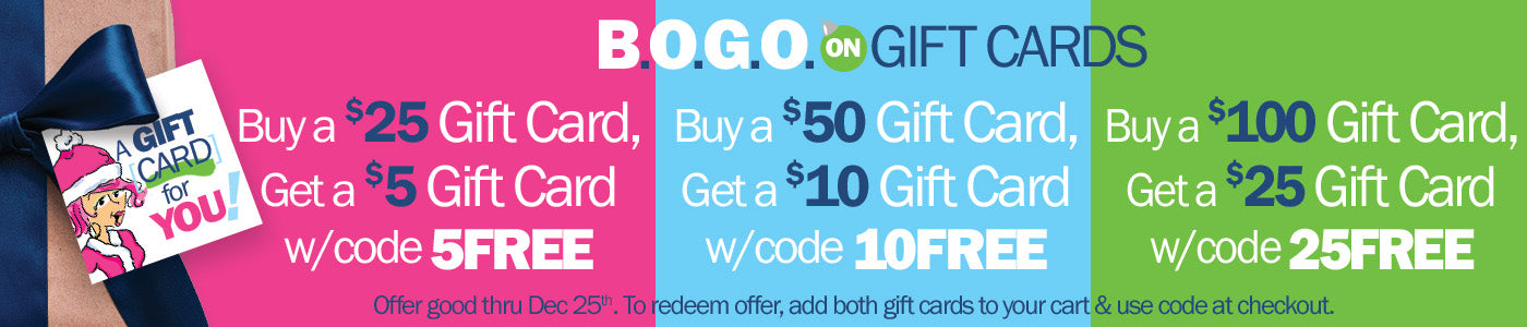 BOGO Gift Cards