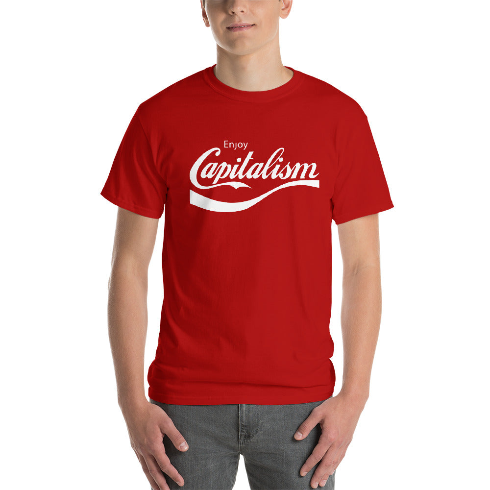 Verslaving Vrijlating Minder dan Enjoy Capitalism - T-Shirt - TL - Absurd Ink