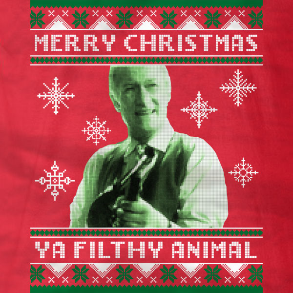 Download Merry Christmas Ya Filthy Animal - Sweatshirt - Absurd Ink