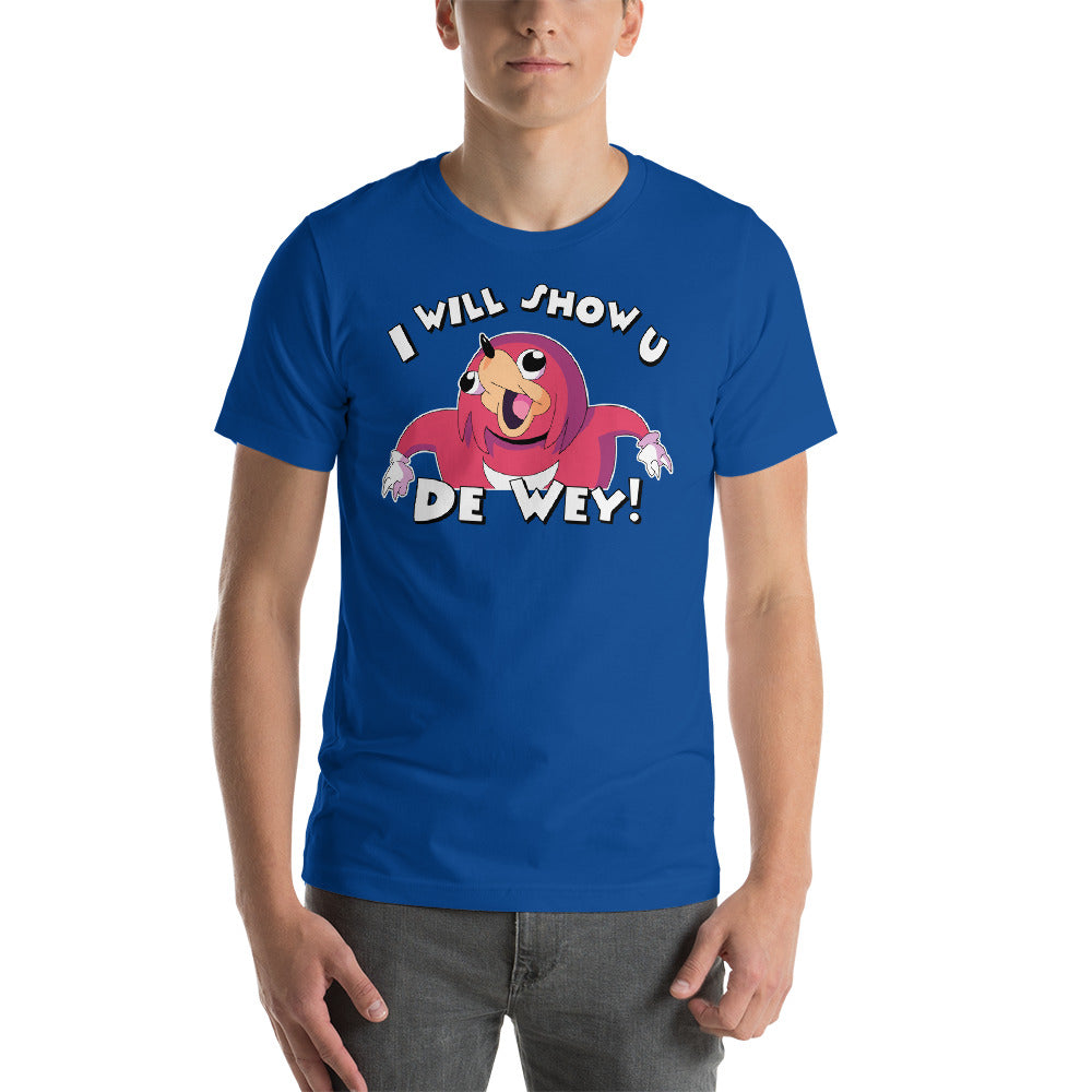 Ugandan Knuckles T Shirt I Will Show U Absurd Ink - roblox ugandan knuckles shirt