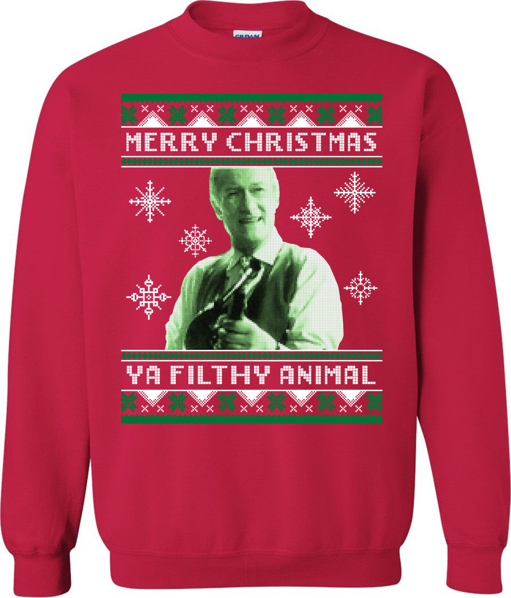 Merry Christmas Ya Filthy Animal Sweatshirt Canada Xymzqm Meganewyear Site - roblox image ids christmas