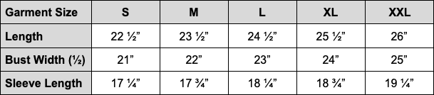 Clavel White/white fit chart