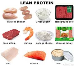 fuente magra de proteína