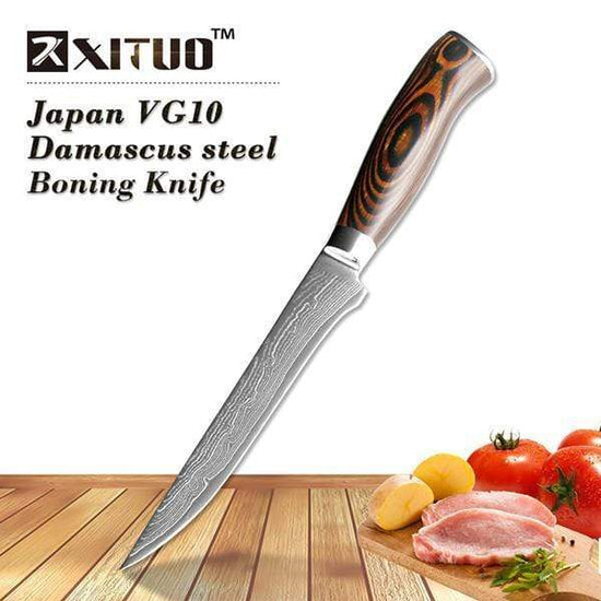 KATSURA Cuchillo japonés VG-10 de acero de Damasco de 67 capas, cuchillo de  chef Gyuto de 8 pulgadas, bonita caja de regalo