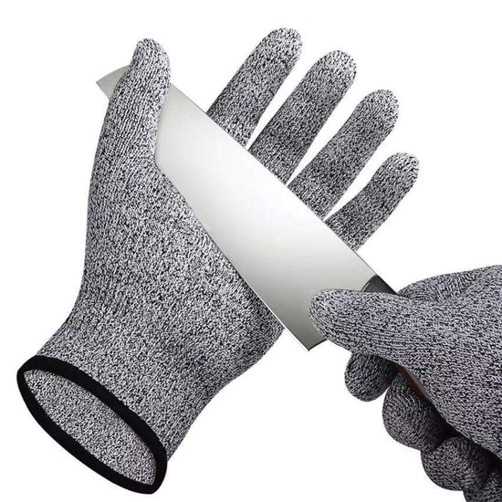 1 pair Protective safety gloves, not afraid of knife cuts