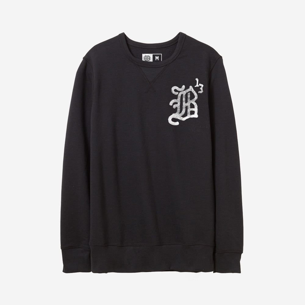 FULL BLOOD CREW NECK BLACK | labiela.com