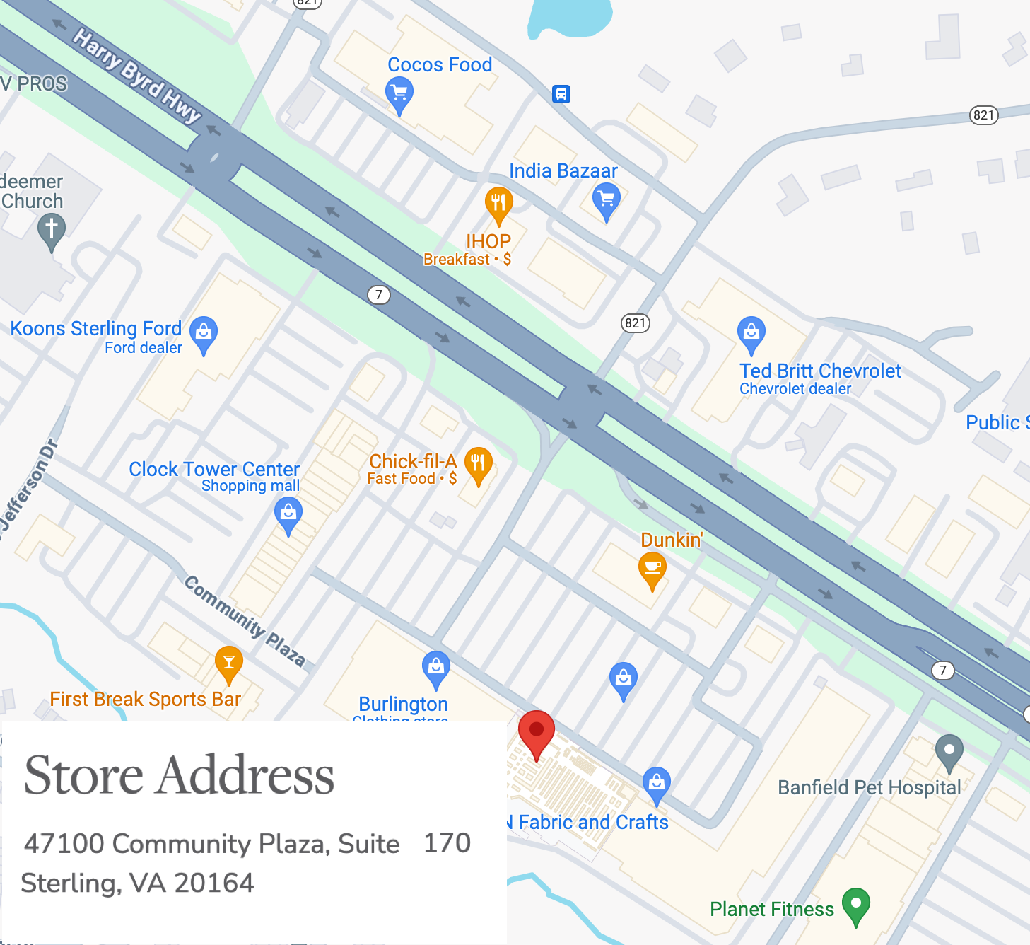 Store location