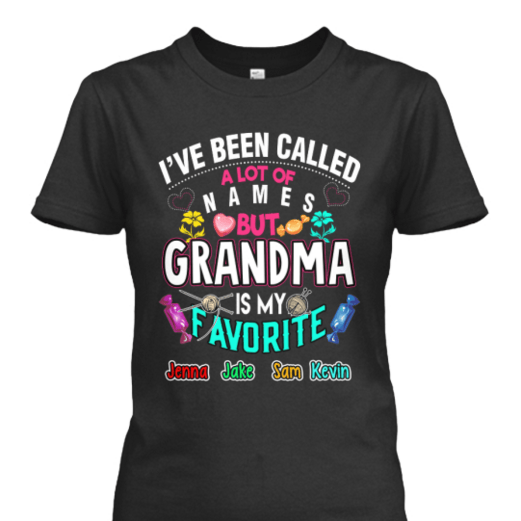 Happiness Is Hugs & Kisses..& Grandma's Love – Tee4CoolGrandma.com