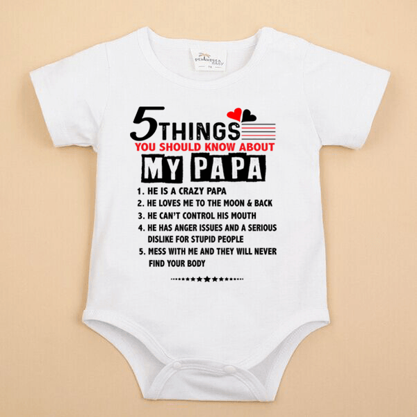 "5 Things You Should Know About My Dad/Grandpa" KIDS T-SHIRT (50% OFF Today)
