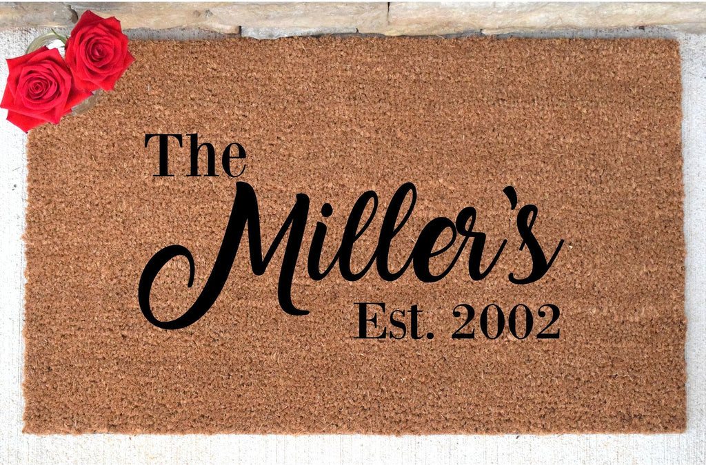 personalized welcome mats outdoor
