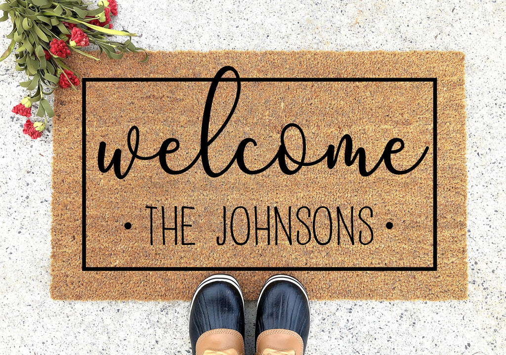 Personalized Welcome Doormat