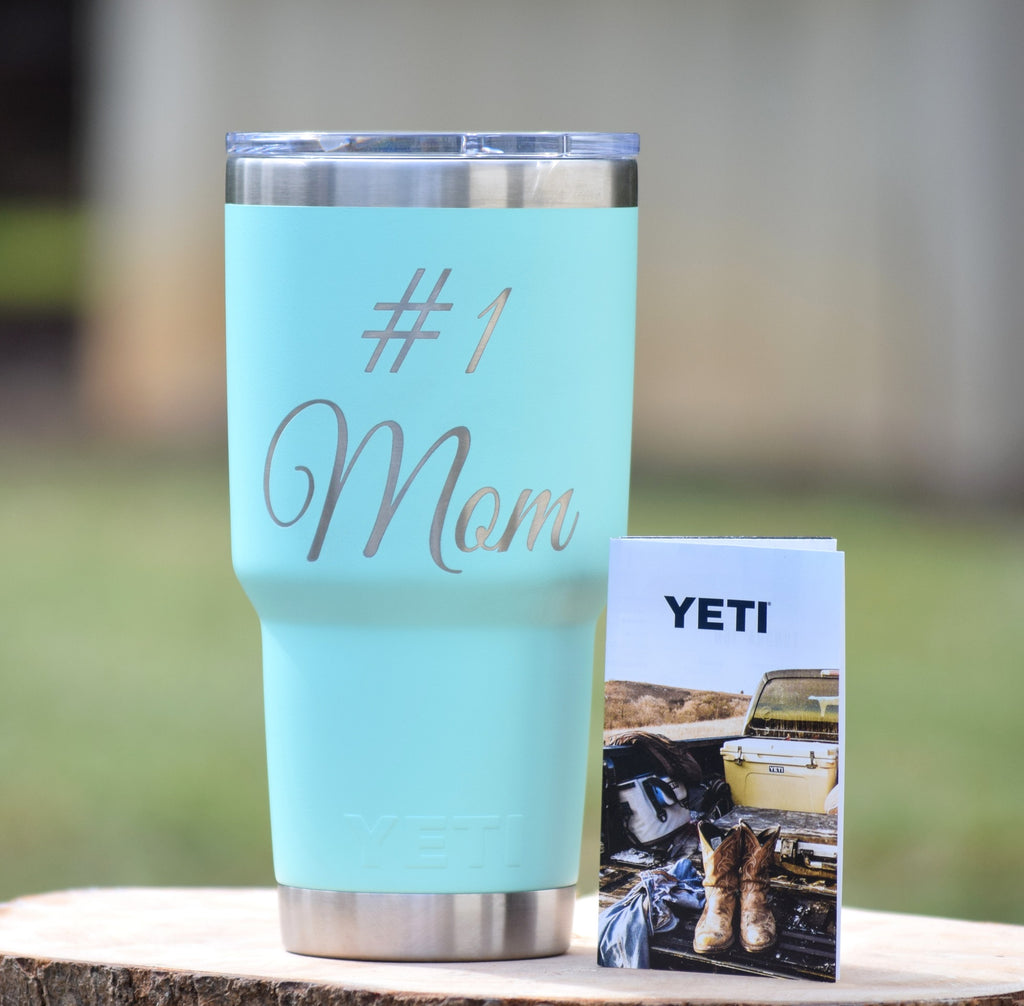 Personalized Authentic Yeti Rambler Tumbler Engraved Yeti Tumbler Country Barn Babe