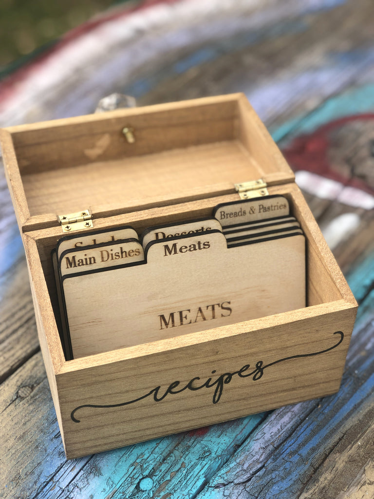 recipe card box hobby lobby