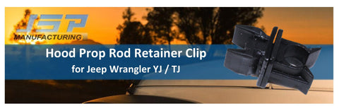 Aftermarket Hood Prop Rod Retainer Clip # J4007456 for Jeep Wrangler Y –  JSP Manufacturing