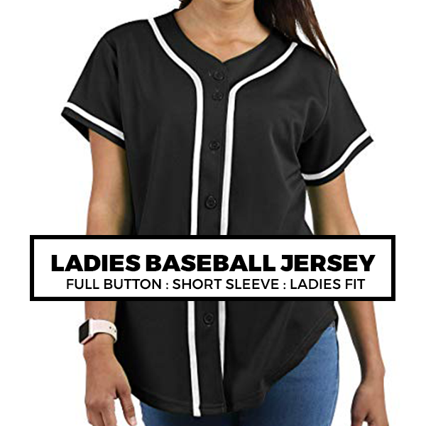 ladies baseball jersey
