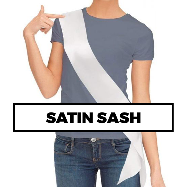 (M5) Satin Sash*