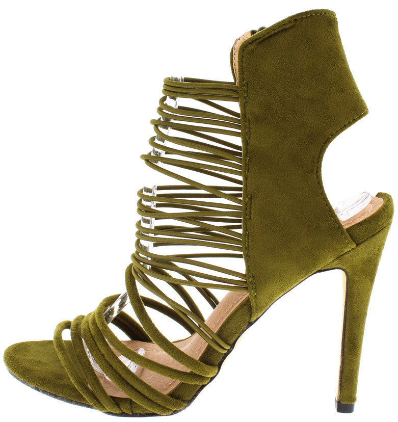 women's shoes green heels