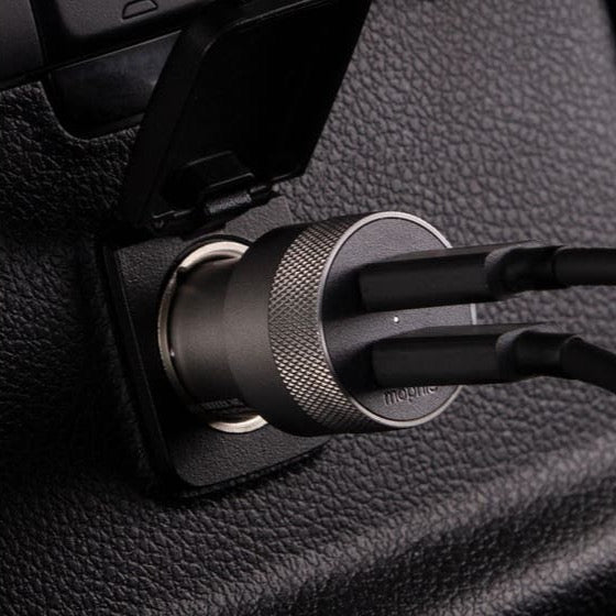 mophie dual USB-C car charger