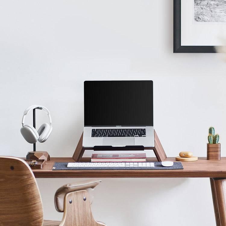 walnut laptop desk