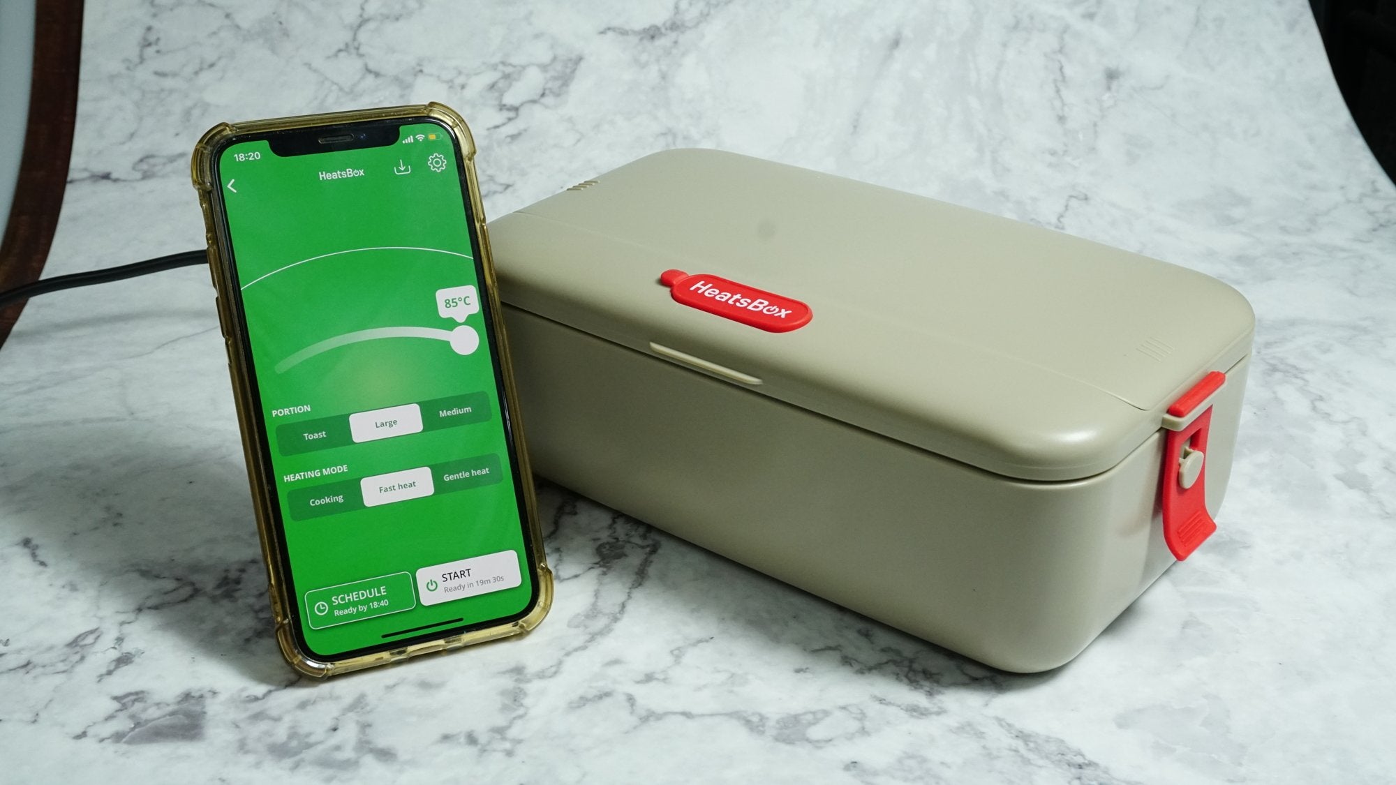 HEATSBOX Style+ Mobile Kochbox (100 Watt, grau)