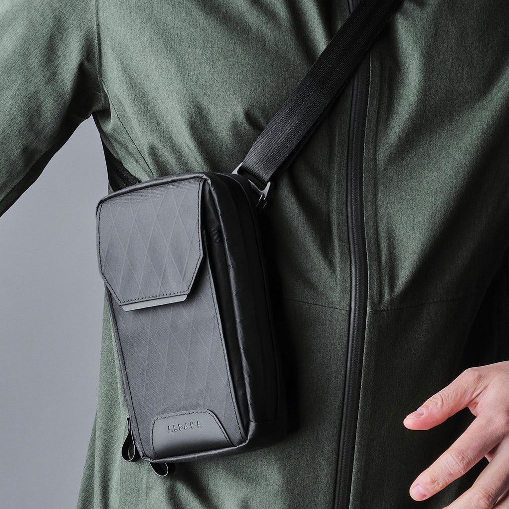 Sleek and structured. The Elijah Sling Bag will be your new