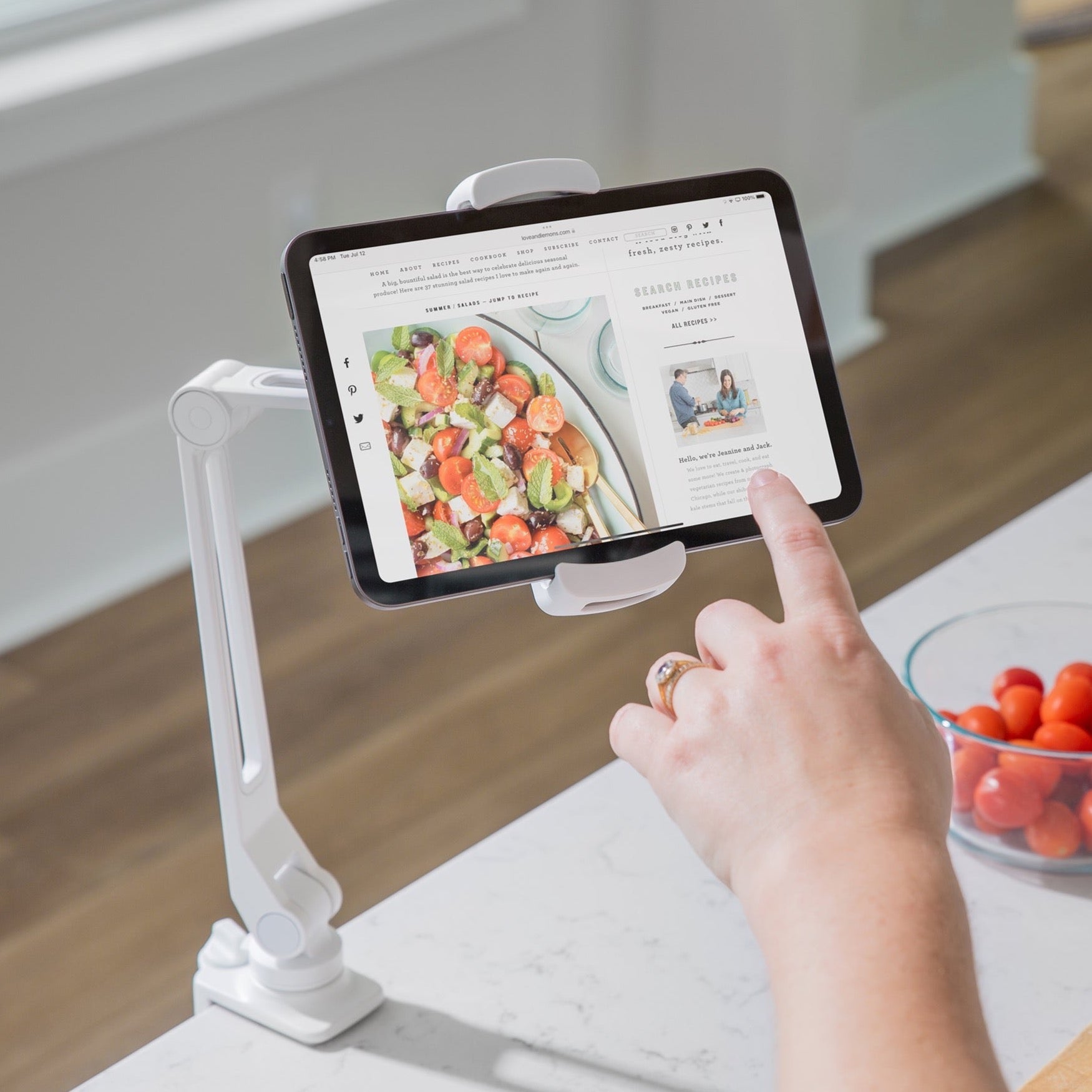 HoverBar Duo - Long Arm Tablet Holder on Desk (2nd Gen)
