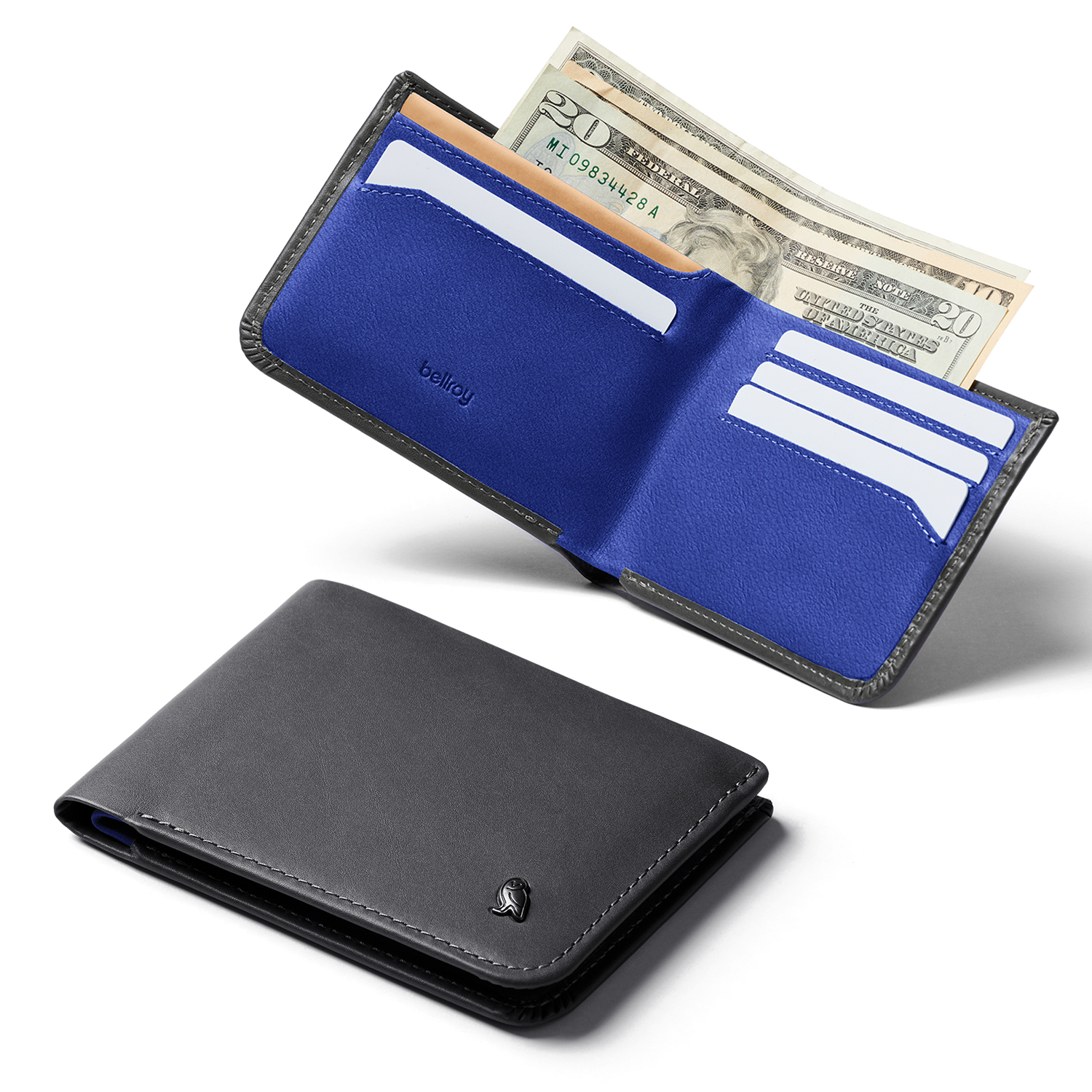  Bellroy Hide & Seek Wallet (Slim Leather Bifold Design