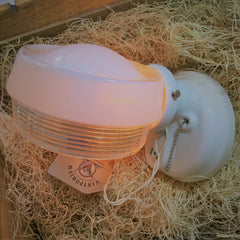 Vintporium 磁器燭台バスルームインテリアプルチェーンヴィンテージライト照明照明器具若返り修復ハードウェアデザイン装飾古い家を飾る