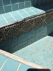 Fontaine de tuiles du milieu du siècle, Virtual California Vintage Tile Gallery de Vintporium, South 16th San Jose California