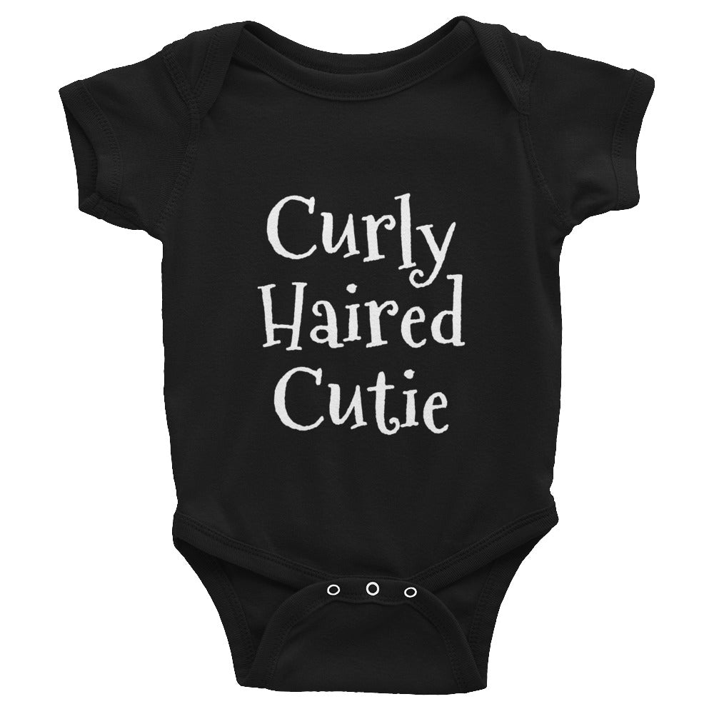 Curly Haired Cutie Infant Bodysuit - Smiling Curls