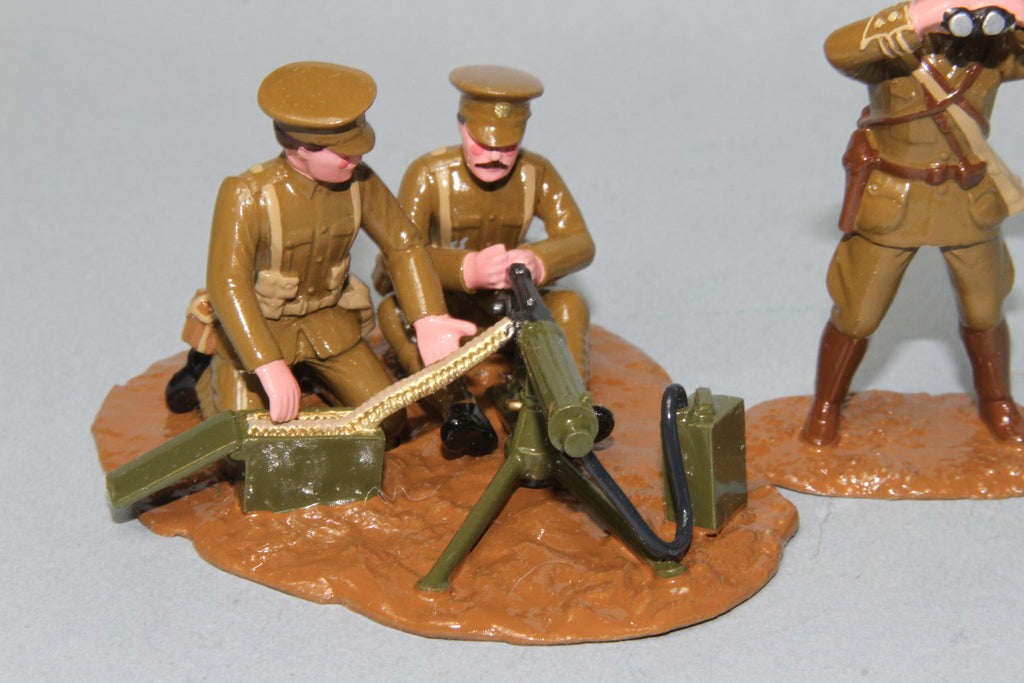 WW80C British Vickers Machine Gun And Crew From Regal Toy Soldiers