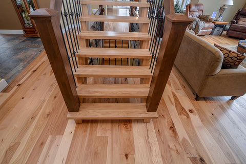 Natural Hickory Stair Treads