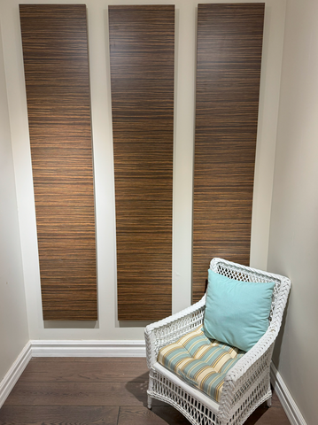 Wooden Panel Feature Wall
