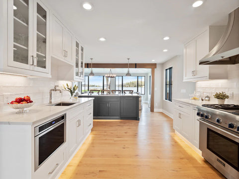 White Oak Beach Sand Kitchen Floor