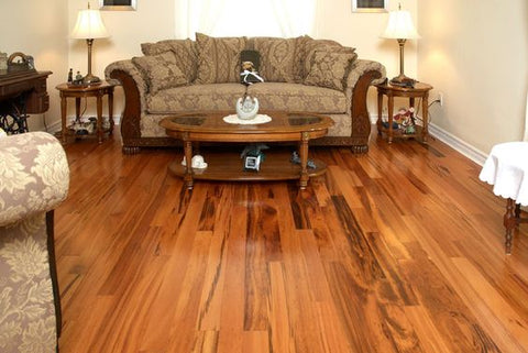 Natural Tigerwood Exotic Hardwood Floor