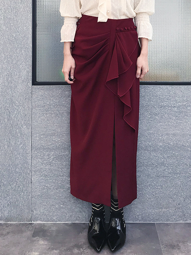 pencil maxi skirts