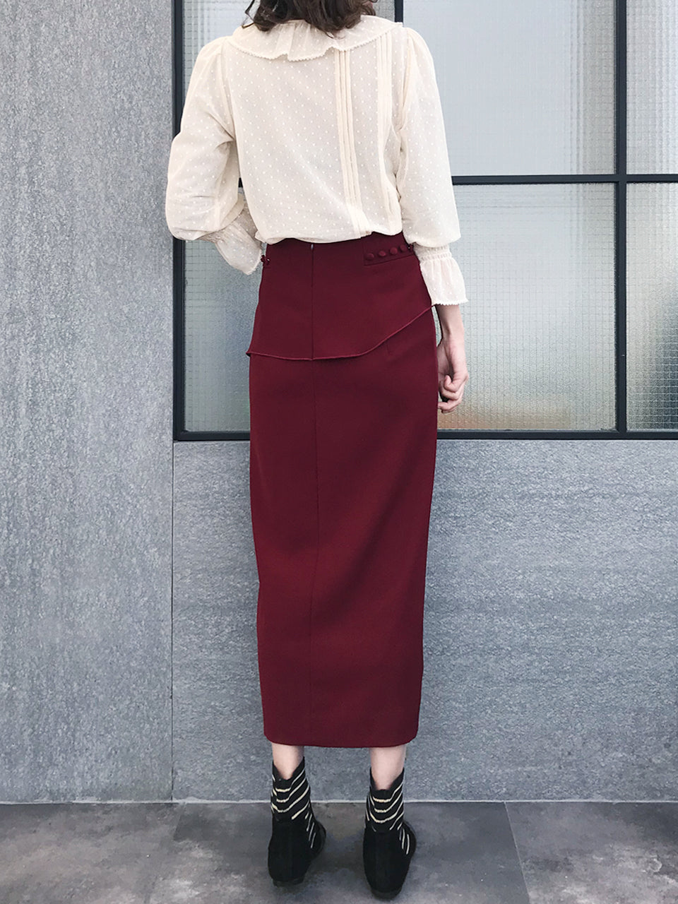 ponte maxi skirt